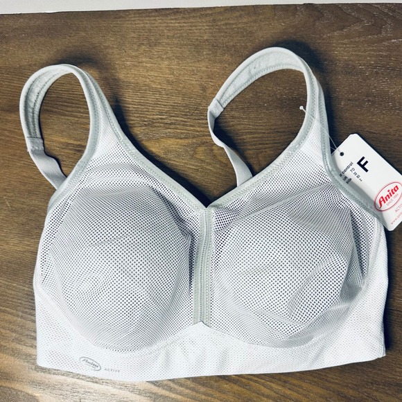 Anita Other - NEW Anita Air Control Sports Bra White Full Support Padded Wireless 32 F